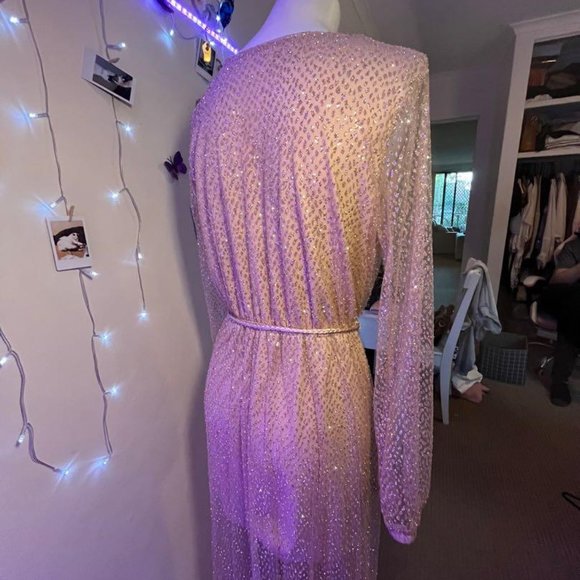Rose Gold sparkling party dress - Picture 4 of 5